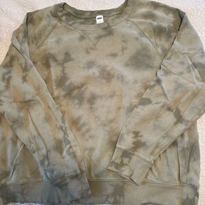 Old Navy Tie-Die Sweatshirt Green